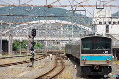 京都駅にて205系