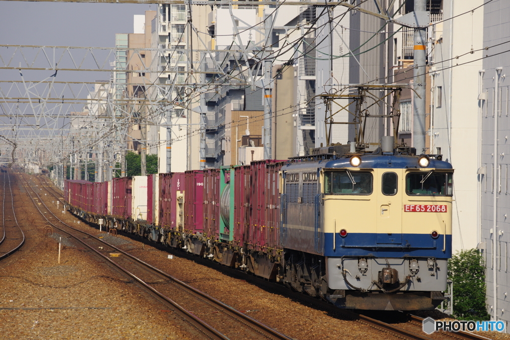 さくら夙川駅にてEF65