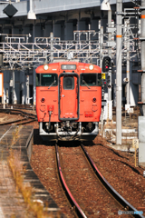 岡山駅にてキハ47