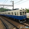 山下駅にて能勢電鉄5100系