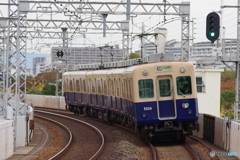 大物駅にて阪神5000系