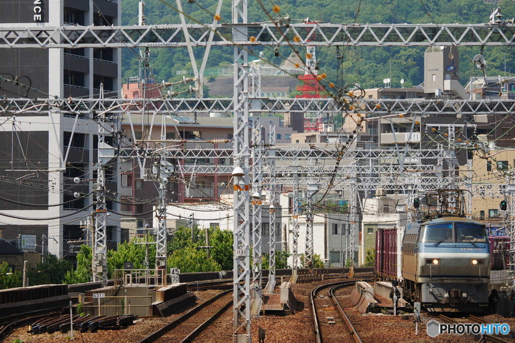 神戸駅にてEF66