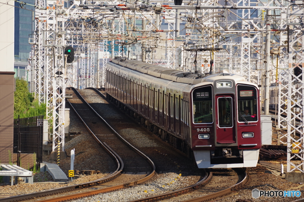十三駅にて9300系