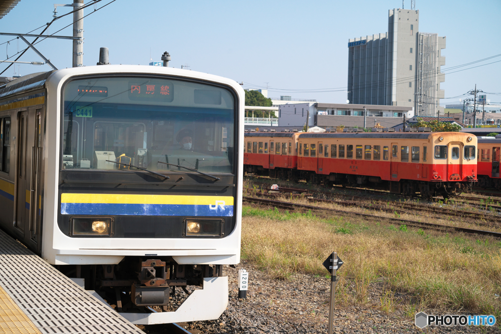 内房線と小湊鉄道