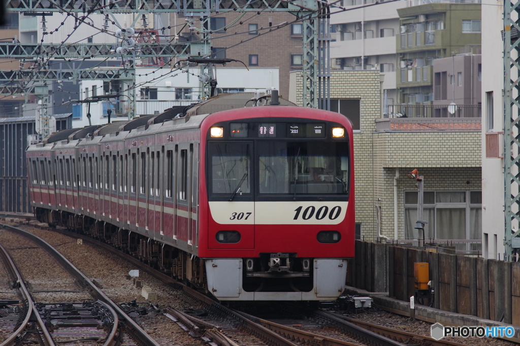 平和島駅にて京急1000形