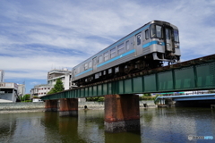 富田川橋梁を渡る1000型