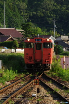 志和口駅にてキハ47