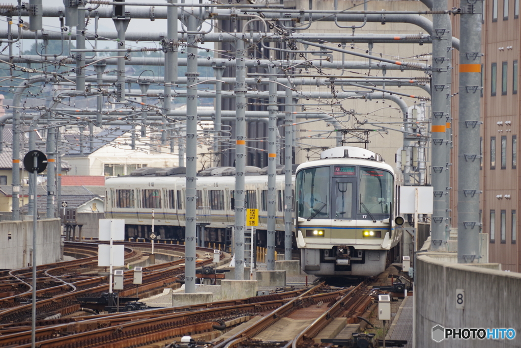 奈良駅にて221系