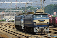 東福山駅にてEF66 27号機