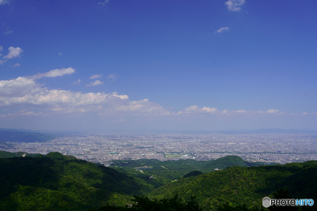 東六甲展望台にて