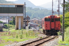 竹田駅にてキハ40