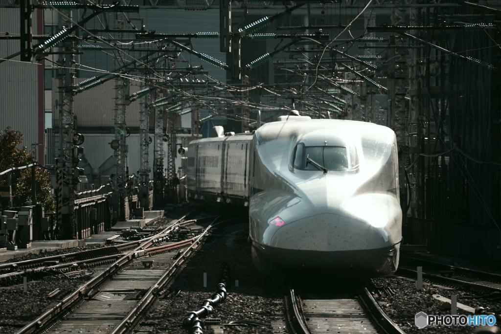 東京駅にてN700系
