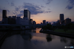 天神橋からの夕景
