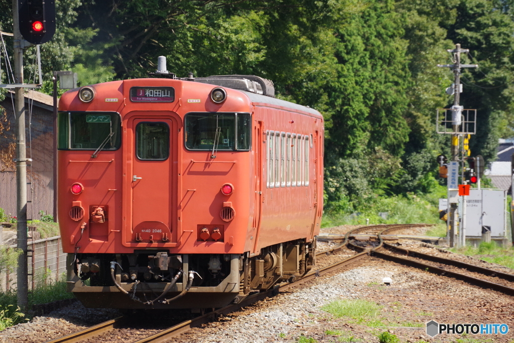 竹田駅にてキハ40