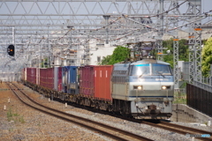 JR総持寺駅にてEF66