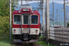 田原本線を走る近鉄8400系