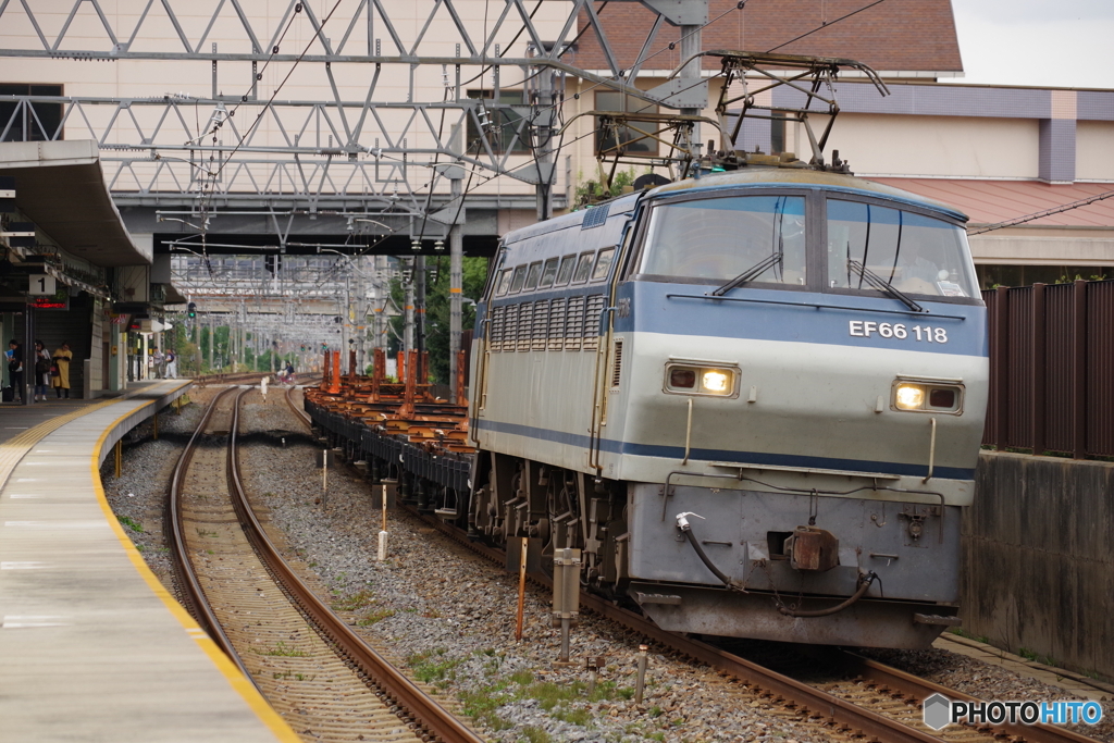 島本駅にてEF66