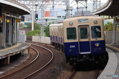 大物駅にて阪神5000系