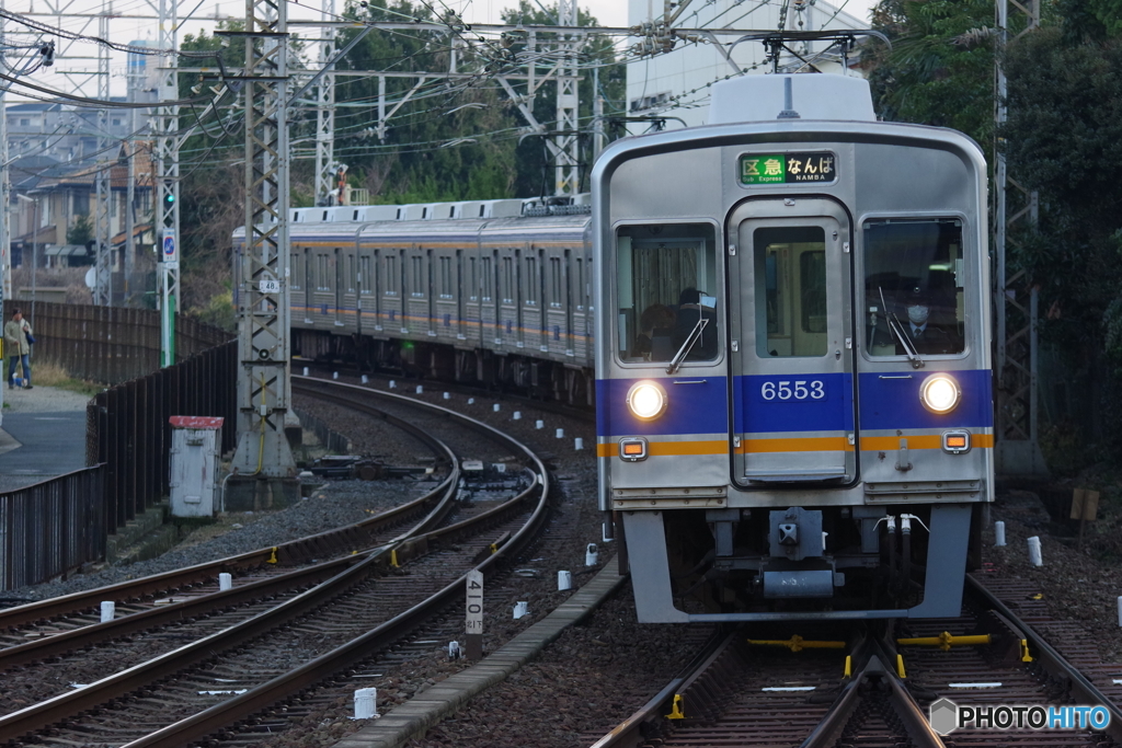北野田駅にて6200系