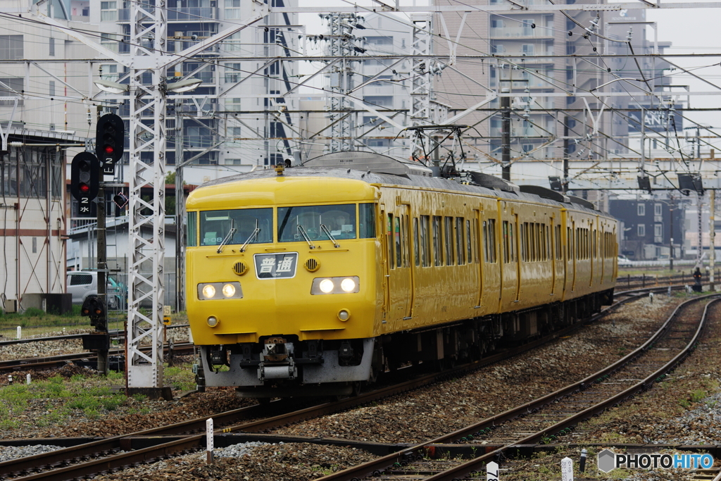 倉敷駅にて117系