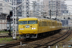 倉敷駅にて117系