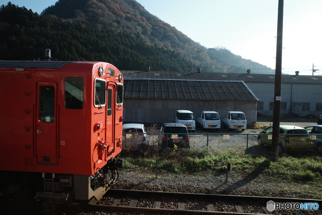 寺前駅にてキハ41