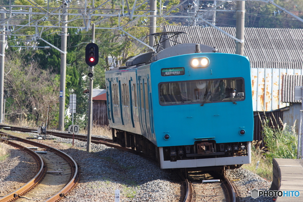 印南駅にて113系切妻改造顔