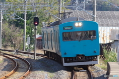 印南駅にて113系切妻改造顔