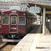 山下駅にて能勢電鉄1700系