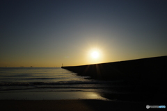 俺たちの夕日前