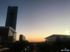 幕張メッセにてマジックアワー