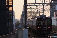 高槻市駅にて阪急3300系