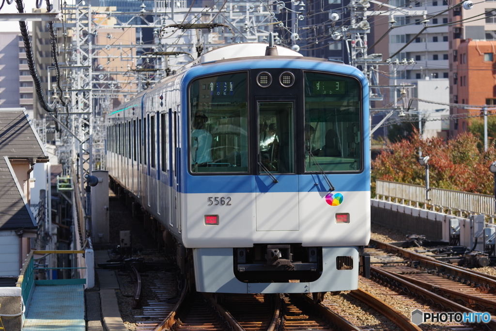 野田駅にて阪神5500系