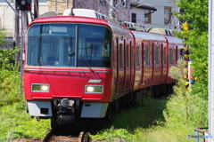 弥富駅にて名鉄3500系