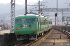 唐崎駅にて117系