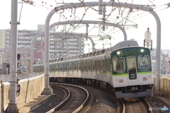 寝屋川市駅にて京阪1000系
