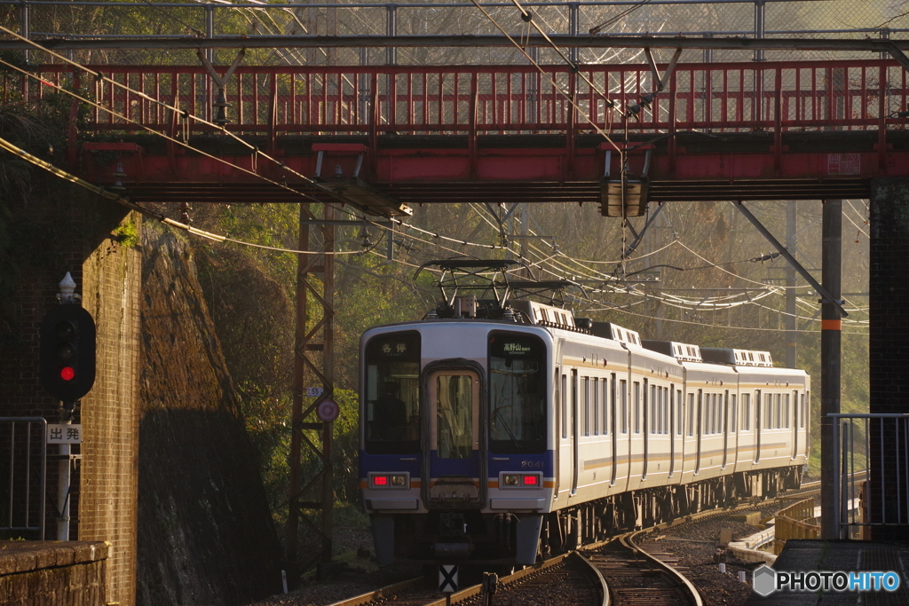 九度山駅にて2000系