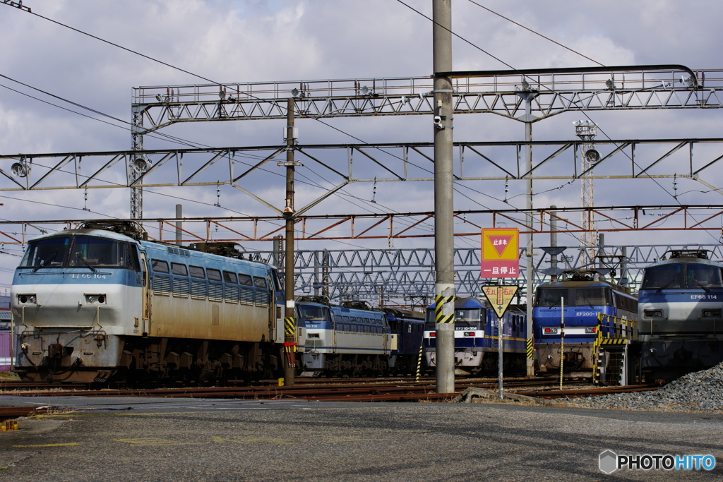 吹田機関区にて