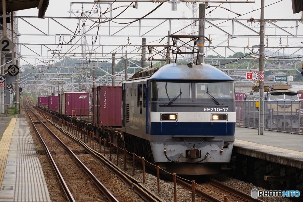 東福山駅にてEF210