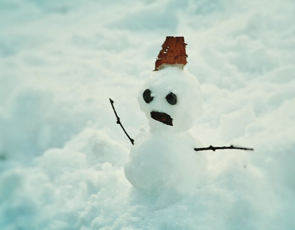 ちっちゃな雪だるま