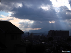 天からの光
