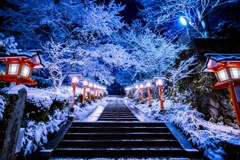 雪と鞍馬寺