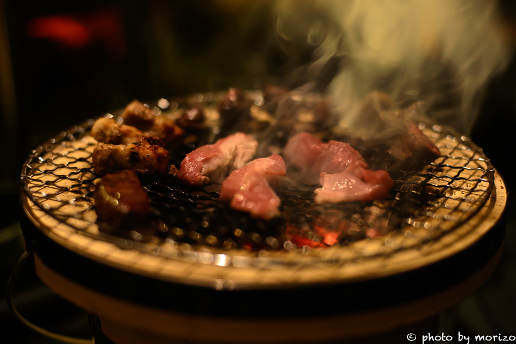 夕飯は肉