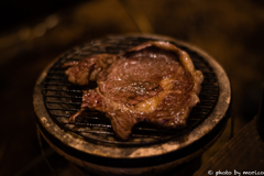 まずはステーキから