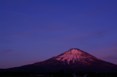2018年1月7日の赤富士