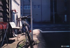 軒先 自転車