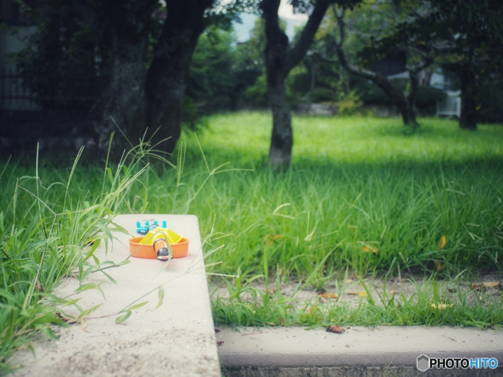 公園にて