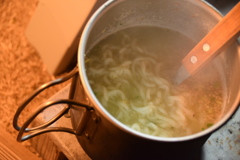 冬キャンプラーメン