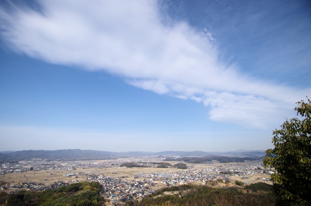 福山、八畳岩より