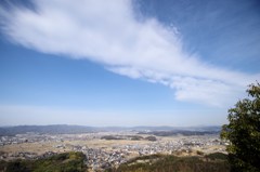 福山、八畳岩より